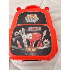 9 Pcs  Kids Tool Set Pretend Play Workshop, Construction Repair Kit